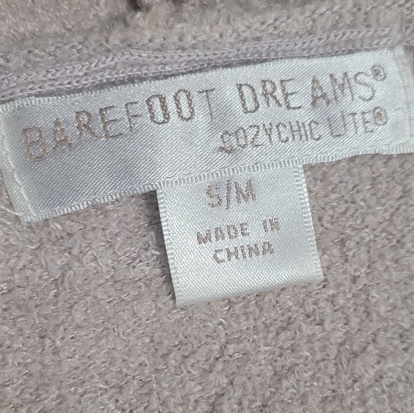 Barefoot Dreams Brown Tan Ombre Cozychic Lite Knit Long Cardigan S/M - Picture 6 of 9